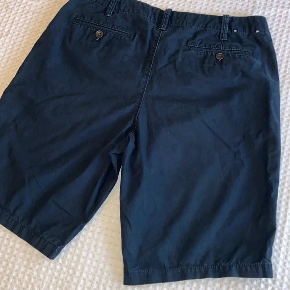EXPRESS Flat Front Shorts Size 30 Navy Blue EUC